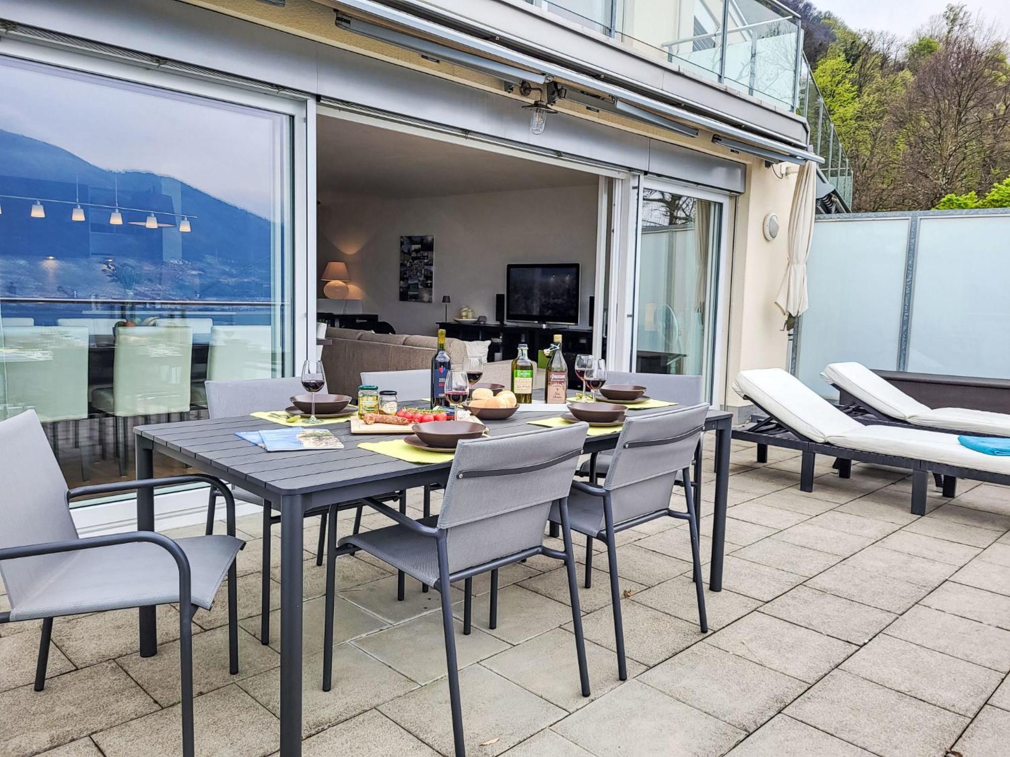 Apartment Vista Lago Maggiore 1-Floor Left By Interhome Gambarogno Exterior foto